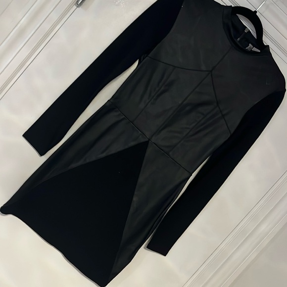 H&M Dresses & Skirts - Faux Leather Stretch Mini Dress